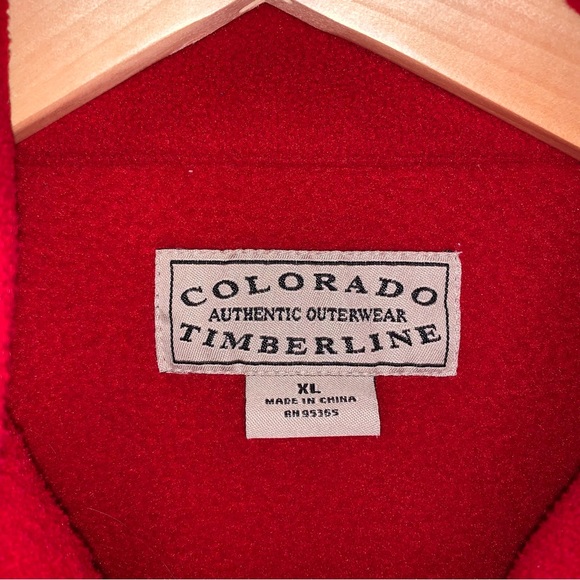 Men’s XL COLORADO TIMBERLINE Thick Red Fleece Coat MOLSON CANADIAN EXCELLENT - Picture 4 of 15
